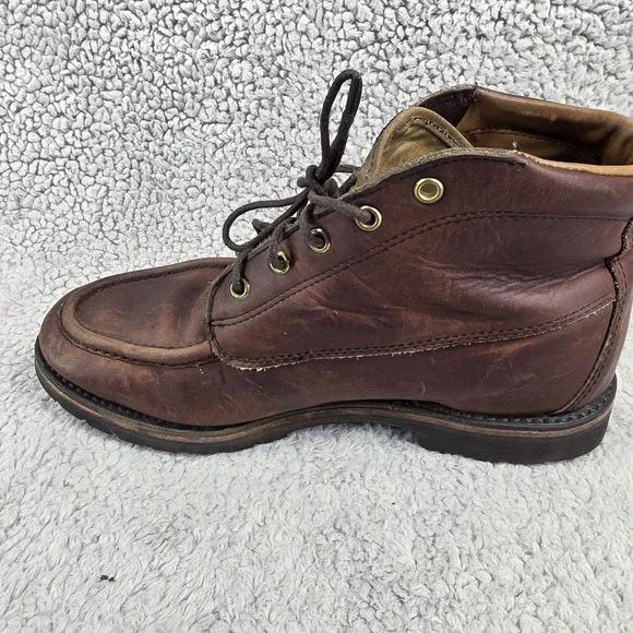 Filson Uplander Chukka Boots Brown Leather Men's 9 EE‎ Moc Toe 904 - Picture 13 of 16